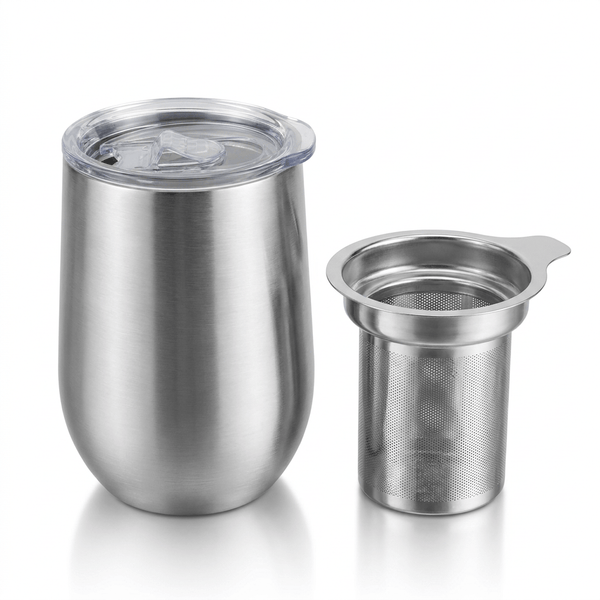 Reeko Design Double-Walled Stainless Mug with Filter 0.9 L