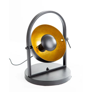 Nino Germany OLE Table Lamp – Rotatable Matte Black & Gold Designer Accent Light