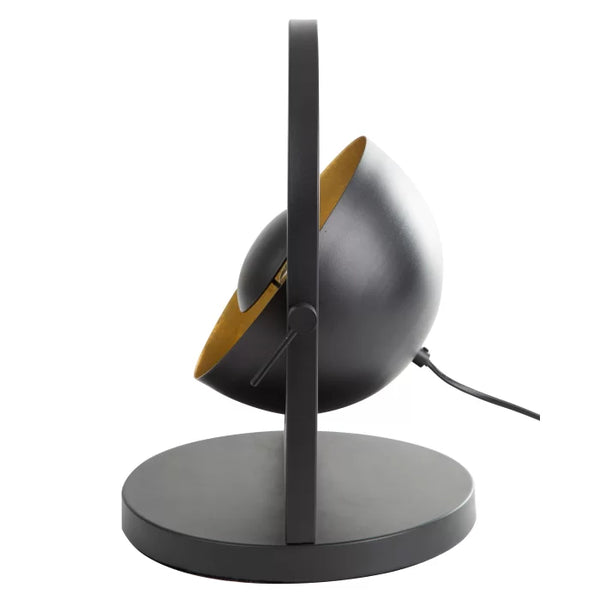 Nino Germany OLE Table Lamp – Rotatable Matte Black & Gold Designer Accent Light