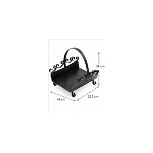 OBI Galeras log holder dimensions 41 × 32.5 × 34 cm