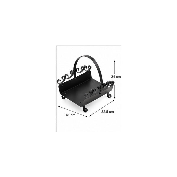 OBI Galeras log holder dimensions 41 × 32.5 × 34 cm