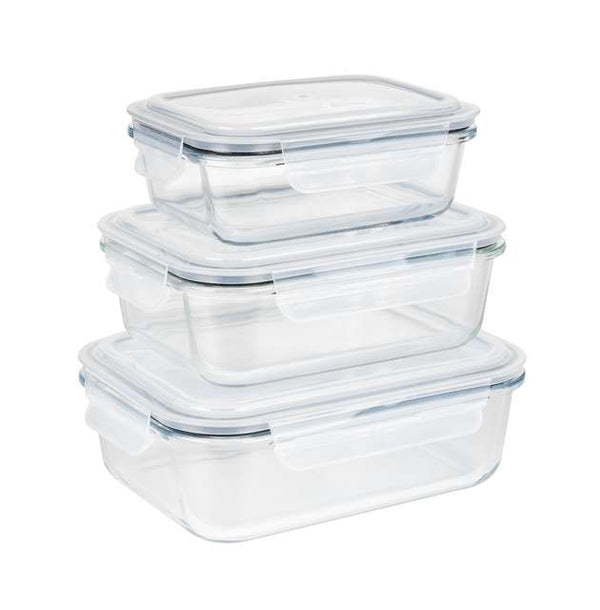 Wenko Glass food storage container Pacu 1L