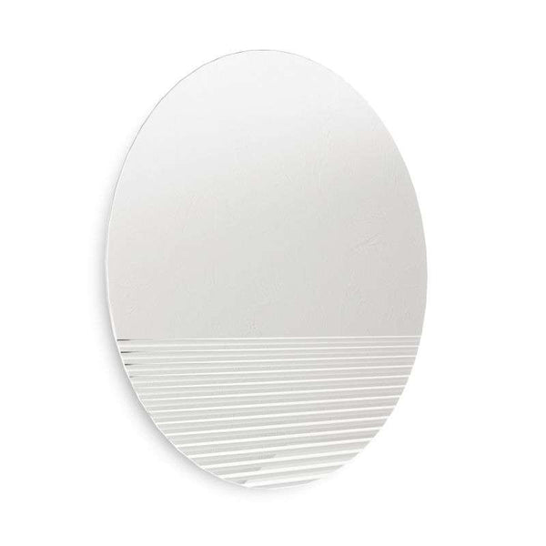 Umbra Ridge Wall Mirror 24" Clear – Round Decorative Mirror