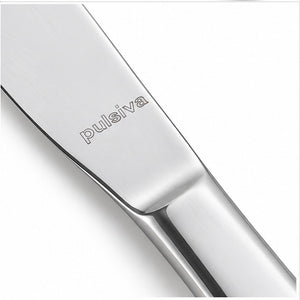 PULSIVA Set of 6 Table Knives – 18/10 Stainless Steel – 21 cm – Made in Germany