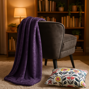 Bed spread - Plum by Christian Lacroix - 180x220 cm