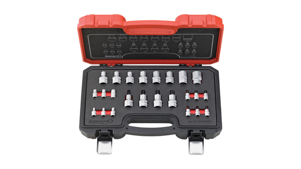 Screw-end set 24 pcs. TX 1/4+1/2" by Format Germany