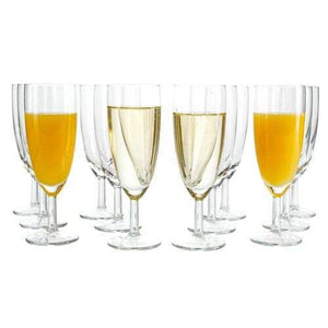 Royalty Champagne/Juice Glasses - 12 pieces