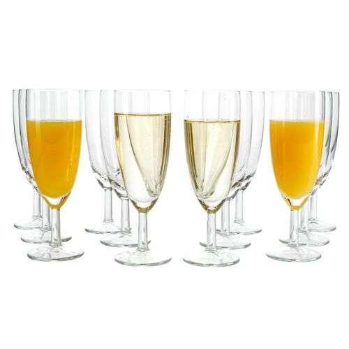 Royalty Champagne/Juice Glasses - 12 pieces