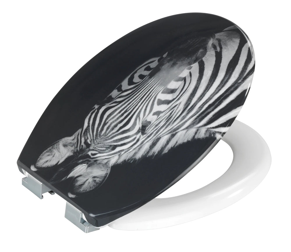Wenko Zebra Toilet Seat
