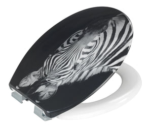 Wenko Zebra Toilet Seat
