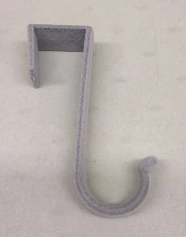 Over-the-Door Clothes Hanger Hooks – Set of 2 in Black or Grey