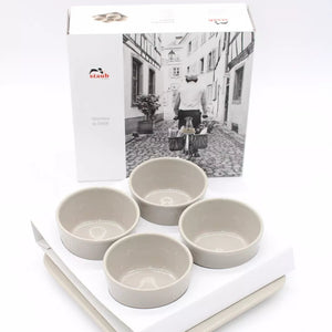 Staub Tapas Ceramic Dip Bowls With Tray Set