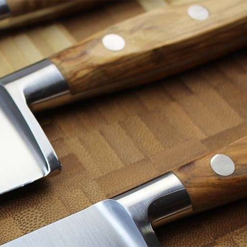 Sabatier Stainless Steel Bread Knife with Olive Wood Handle