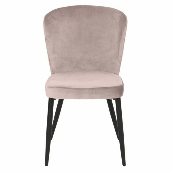 Norman Dining Chair Velvet Pink - by Musterring