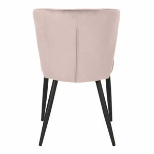 Norman Dining Chair Velvet Pink - by Musterring