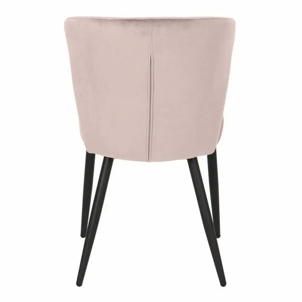 Norman Dining Chair Velvet Pink - by Musterring