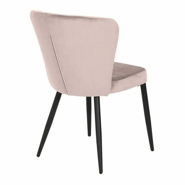 Norman Dining Chair Velvet Pink - by Musterring
