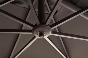Parasol Roma Black/Anthracite 3x3m