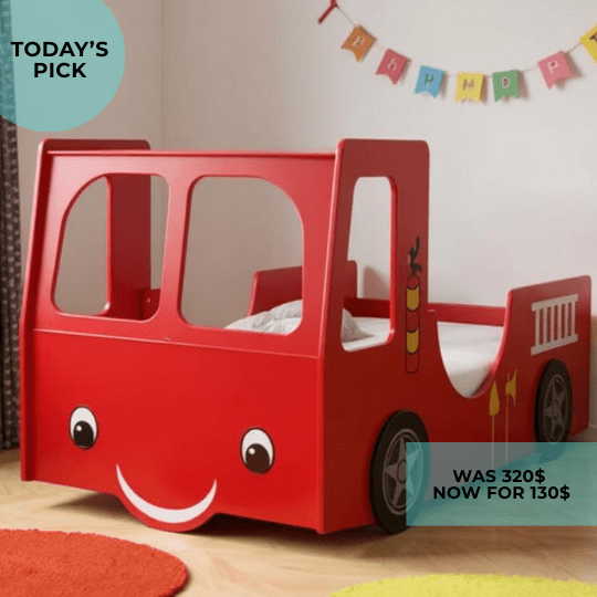 Firetruck Bed (90 x 200 cm)