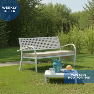 Alice two-Seater outdoor sofa- Powder Coating