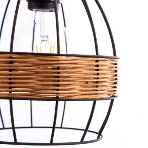 Nino KIMO Pendant Lamp with Rattan