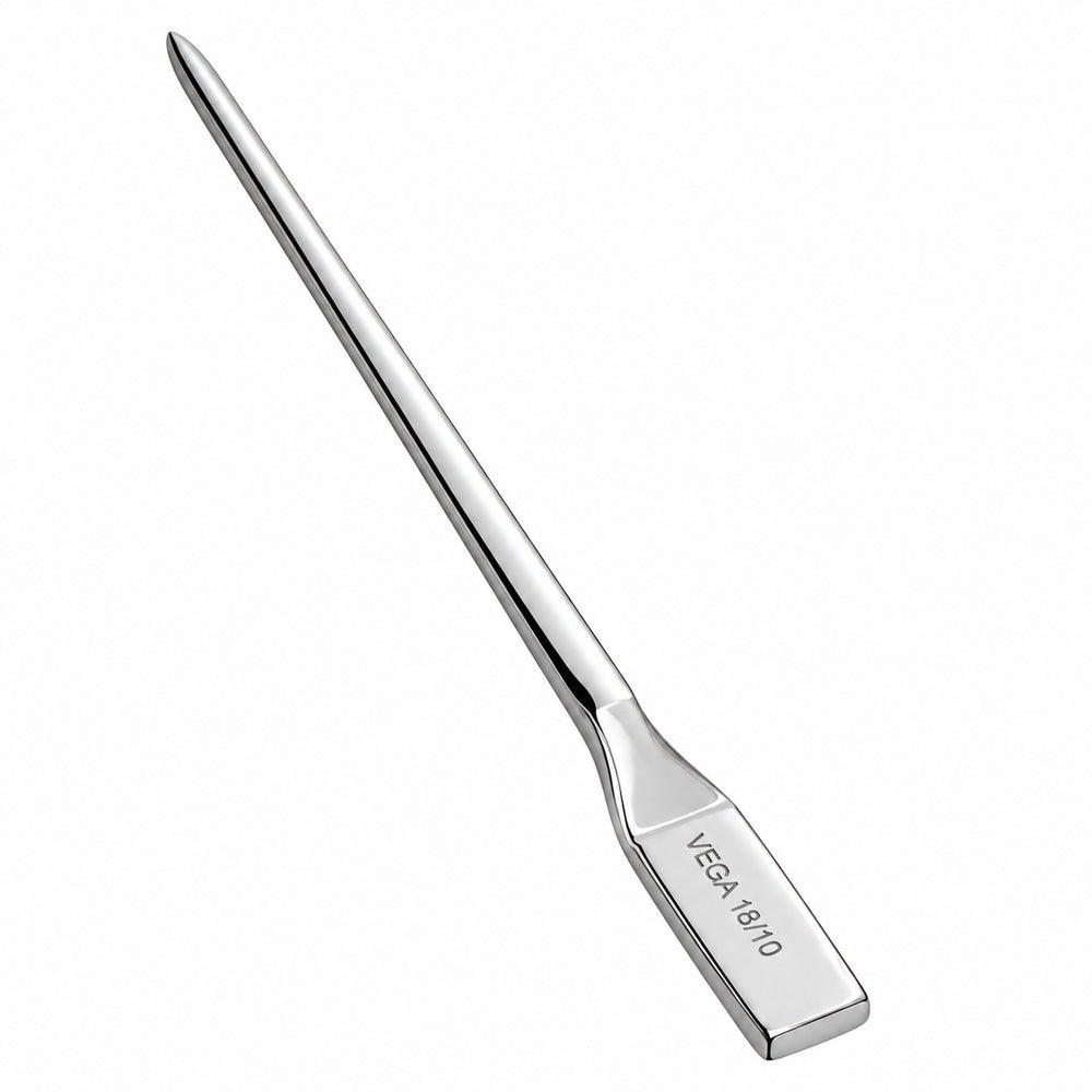 stainless steel cocktail picks with olives and appetizers in an elegant cocktail setting