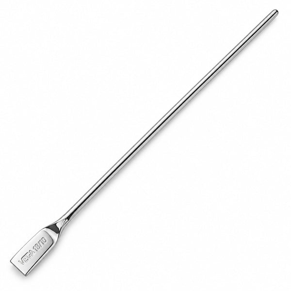 VEGA 22.5 cm stainless steel cocktail stirrer on white background