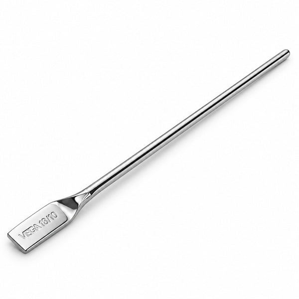 VEGA 18/10 engraving on stainless steel cocktail stirrer handle