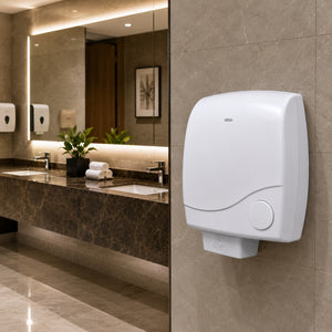 VEGA hand dryer installed in a modern office washroom
