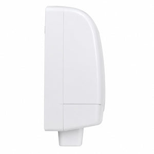 Side profile of VEGA white electric hand dryer