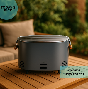 Gusta BBQ Bucket Oval Gray