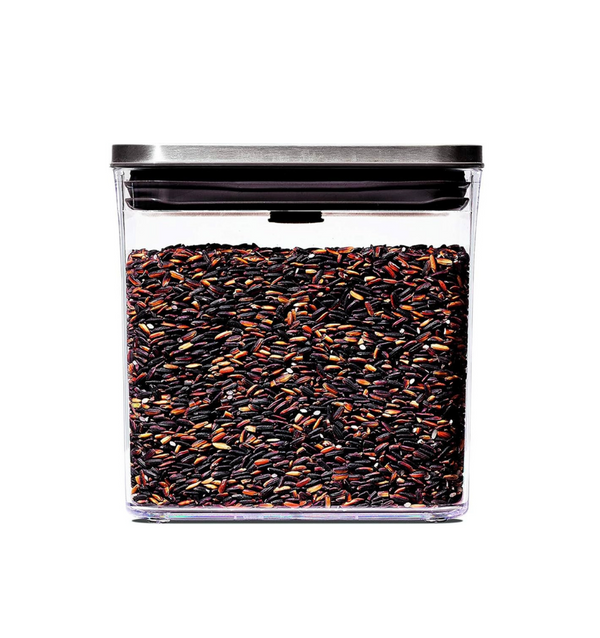 Steel Pop Container Rectangle Short by OXO