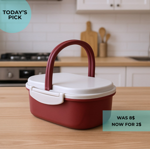 Point-Virgule Bamboo Fiber Lunch Box -1L